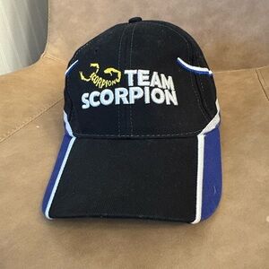 Black and Blue Cap with Logo